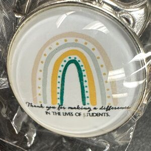 Rainbow keychain Thank you for making a difference in the lives of students new